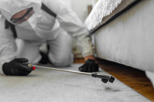 Professional Mosquito Control technician working in Yakutat City and Borough County, AK